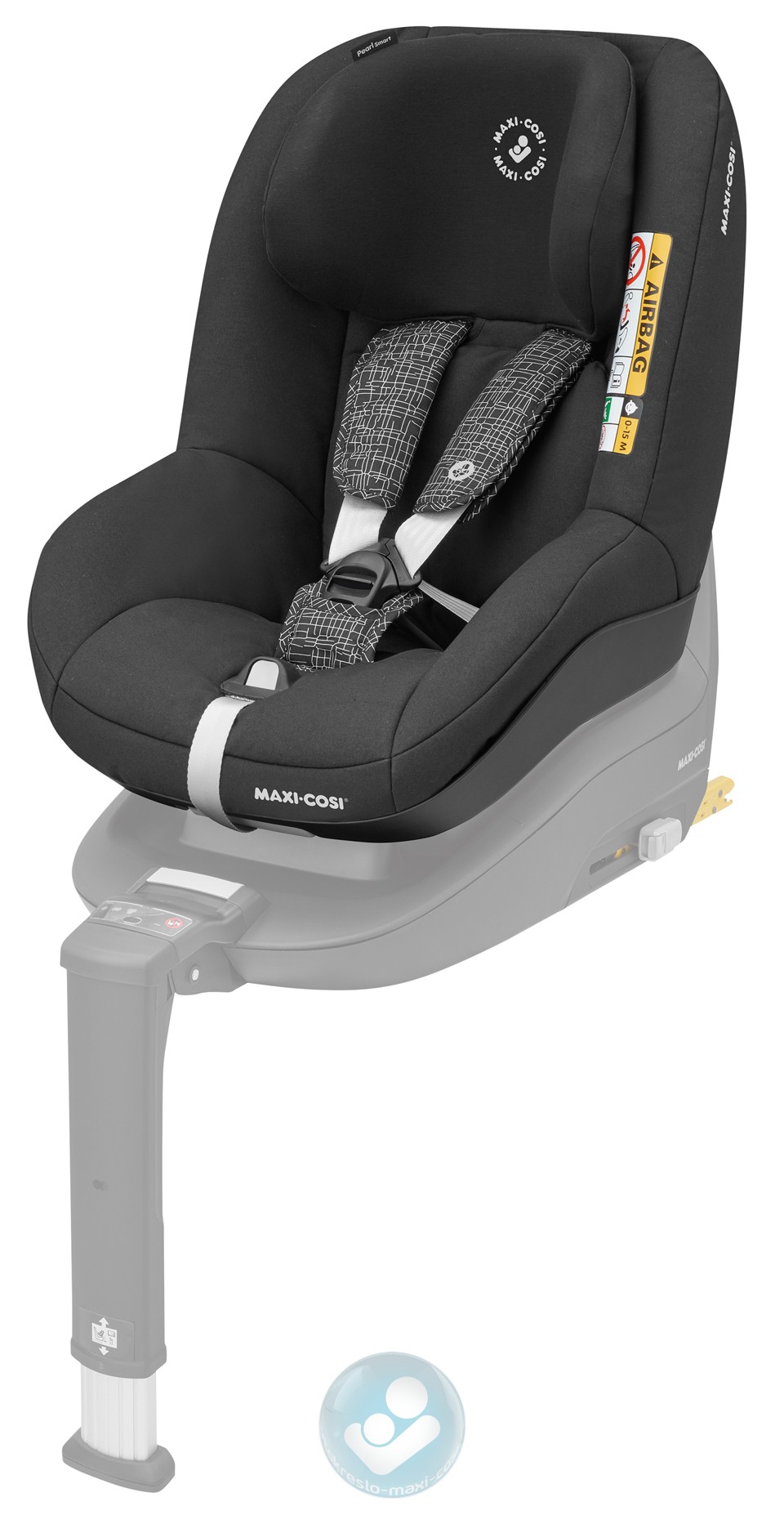 Детское автомобильное кресло Maxi-Cosi Pearl Smart i-Size Black Grid