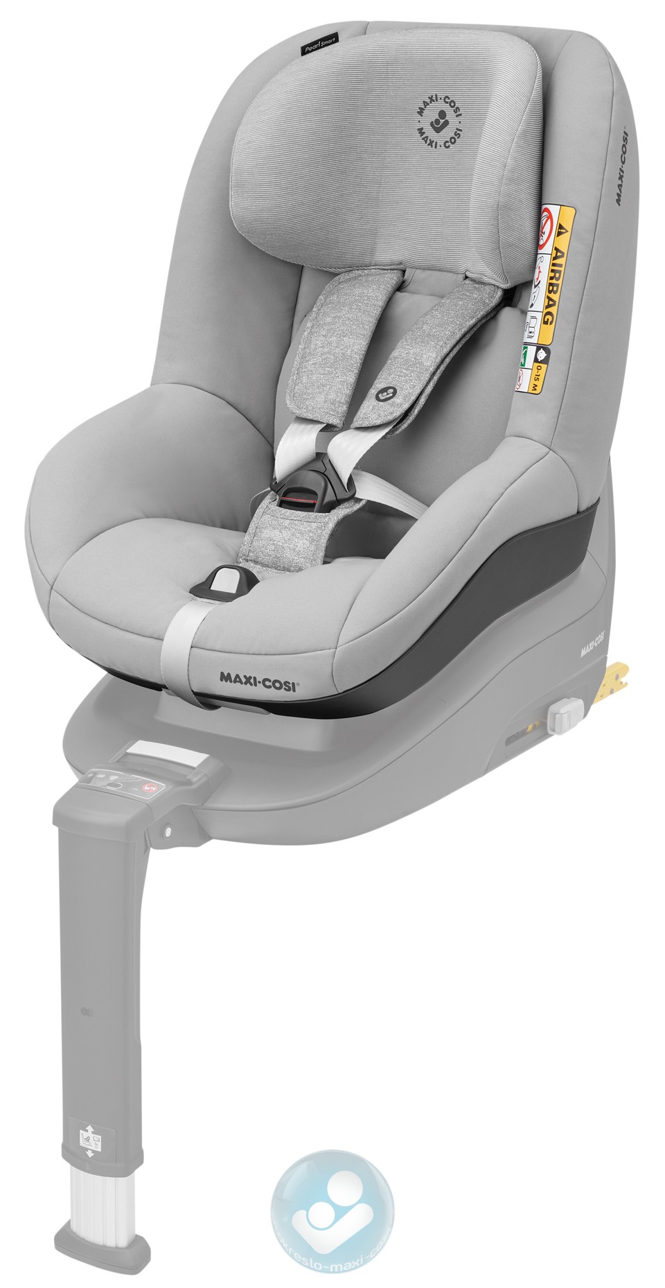 Детское автомобильное кресло Maxi-Cosi Pearl Smart i-Size Nomad Grey